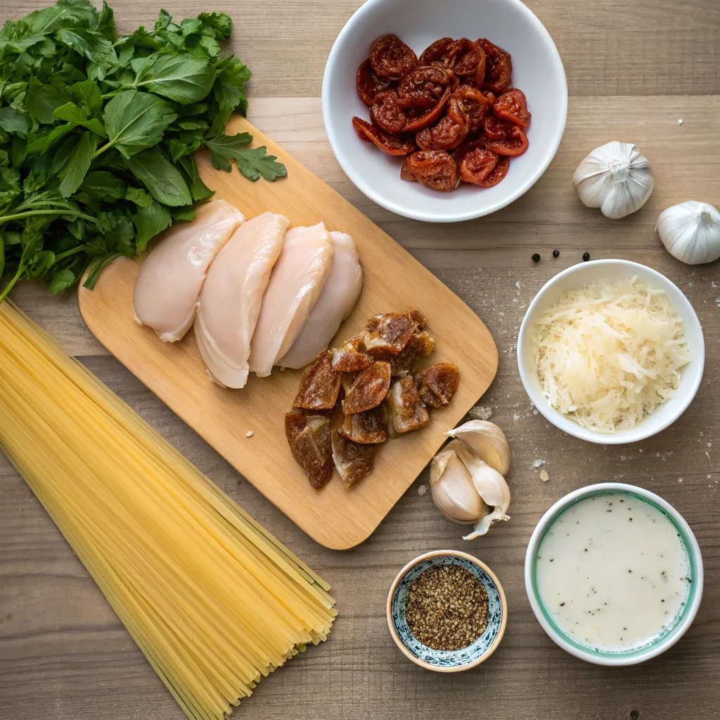 Ingredients for Marry Me Chicken Pasta Recipe
